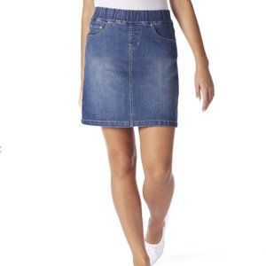 Jag Jeans On The Go Pull-On Skort Denim Size 16